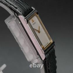 N-MINT SEIKO CREDOR 8420-6980 elegant Vintage Women's Watch Tank Shape 712320