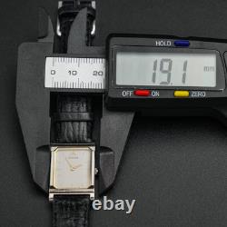 N-MINT SEIKO CREDOR 8420-6980 elegant Vintage Women's Watch Tank Shape 712320