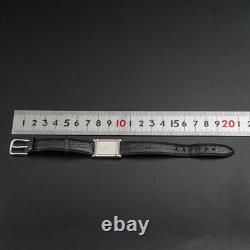N-MINT SEIKO CREDOR 8420-6980 elegant Vintage Women's Watch Tank Shape 712320