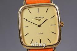 New Band Exc+5 Longines 960 6278 Gold Dial Quartz Women's Watch From JAPAN