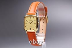 New Band Exc+5 Longines 960 6278 Gold Dial Quartz Women's Watch From JAPAN