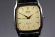 New Band Near Mint Vintage Seiko Dolce 9521-5070 Gold Tank Qz Mens Watch Japan
