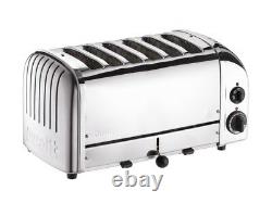 New Dualit Toaster Commercial Catering Six Slot 6 Slice Stainless Steel Chrome