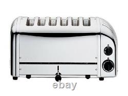 New Dualit Toaster Commercial Catering Six Slot 6 Slice Stainless Steel Chrome