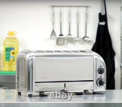 New Dualit Toaster Commercial Catering Six Slot 6 Slice Stainless Steel Chrome