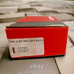 New Hilti Threaded Stud (100) X-bt W10 24-6 Sn12-r 377076
