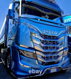 New IVECO S-WAY Chrome Front Grill 10 Pieces Stainless Steel Super Polished