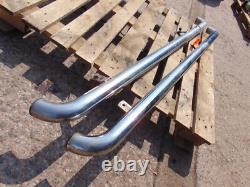 Nissan Qashqai Side steps J10 06-13 Chrome bars 5 seater stainless + fixings