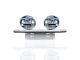 Number Plate Bar + Chrome Spots For Fiat Fullback 2016 2019 4x4 Suv Stainless