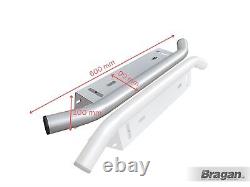 Number Plate Bar + Chrome Spots For Fiat Fullback 2016 2019 4x4 SUV Stainless