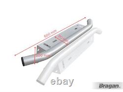 Number Plate Bar + Chrome Spots To Fit Fiat Fullback 2016 2019 4x4 Stainless