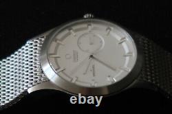 Obaku Harmony Mens Watch Quartz Silver Brushed Chrome And Stainless Steel Strap