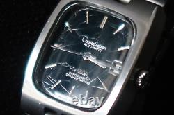 Omega Constellation Watch Black And Chrome Spider Dial Stainless Steel A Classic