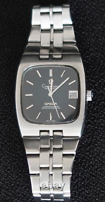 Omega Constellation Watch Black And Chrome Spider Dial Stainless Steel A Classic
