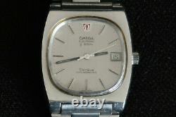 Omega Geneve Electronic Chronometer F 300hz Silver Grey Stainless Steel Strap