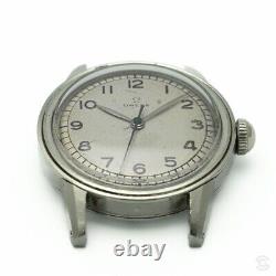 Omega Vintage Stainless Steel Military Style Watch Ref. 2300/2 From 1930-1940