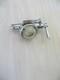 Optic Pearl, Chrome Glass Faced Im-571172 Faucet Tapper Knob England Antique