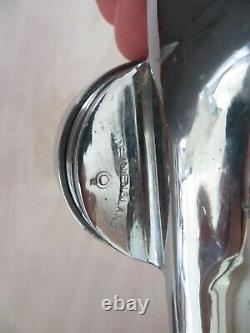 Optic Pearl, Chrome Glass Faced Im-571172 Faucet Tapper Knob England Antique