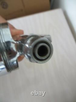 Optic Pearl, Chrome Glass Faced Im-571172 Faucet Tapper Knob England Antique
