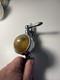 Optic Pearl, Chrome Glass Faced Im-575226 Faucet Tapper Knob England Antique