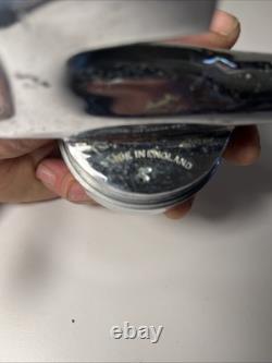 Optic Pearl, Chrome Glass Faced Im-575226 Faucet Tapper Knob England Antique