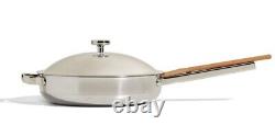 Our Place Titanium Always Pan Pro Chrome Nonstick Stainless Steel Frying Pan New