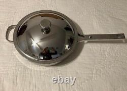 Our Place Titanium Always Pan Pro Chrome Nonstick Stainless Steel Frying Pan New
