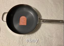 Our Place Titanium Always Pan Pro Chrome Nonstick Stainless Steel Frying Pan New