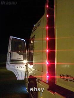 Perimeter Kit + LEDs For DAF XF 106 Super Space Stainless Vertical Light Strips