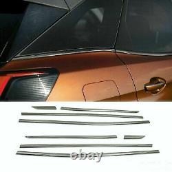 Peugeot 3008 II 2016-2021 Chrome Windows Frame Trim Strips 8pcs Stainless STEEL