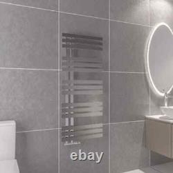 Pezzo Chrome Designer Towel Rail 500 x 1200mm