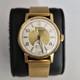 Pobeda Sputnik 1960s Vintage Wristwatch Ussr 17 Jewel Mechanical Movement Gold