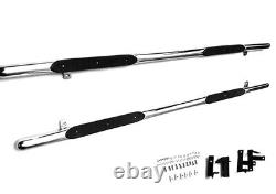 Polished Chrome Running Board Side Step Bar For MB Vito V-Class W447 SWB 2014-21