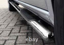 Polished Chrome Running Board Side Step Bar For MB Vito V-Class W447 SWB 2014-21