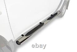 Polished Chrome Side Step Bar Running Board For 2005-2015 Mitsubishi L200 Triton