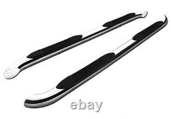 Polished Chrome Side Step Skirt Rail Bar Running Board For 07-12 Honda CR-V MK3