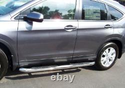 Polished Chrome Stainless Steel Side Step Skirt Rail Protection Guard Bar Board