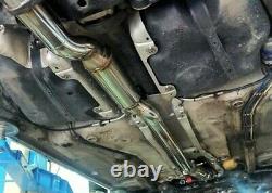 Polished Stainless Exhaust De Cat Downpipe For S3 TT 1.8 T quattro Leon Cupra R