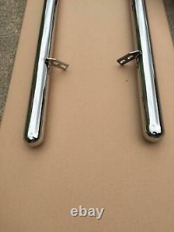 Polished Stainless Side Step Running Board Bar For VW Transporter T5 T6 LWB 03+