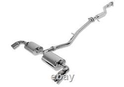 Polished Stainless Steel Cat Back Down Pipe Exhaust Muffler For 03-12 Mazda RX-8