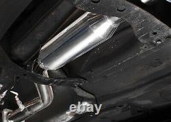 Polished Stainless Steel Full Cat Back Downpipe Exhaust Muffler 03-12 Mazda RX-8