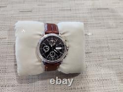 Pre Owned Men's BULOVA GEMINI Black Dial Automatic Chronograph Watch