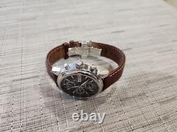 Pre Owned Men's BULOVA GEMINI Black Dial Automatic Chronograph Watch