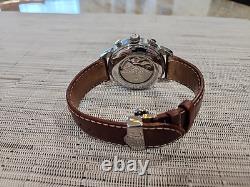 Pre Owned Men's BULOVA GEMINI Black Dial Automatic Chronograph Watch