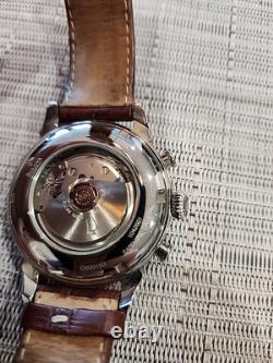 Pre Owned Men's BULOVA GEMINI Black Dial Automatic Chronograph Watch