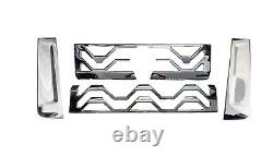 Premium Chrome Front Grill Kit 4 Pcs Stainless Steel for Renault T-RANGE 2016+