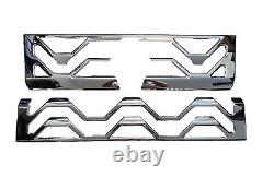 Premium Chrome Front Grill Kit 4 Pcs Stainless Steel for Renault T-RANGE 2016+