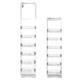 Pull Out Kicthen Larder Pantry Cupboard For 300mm 400mm Unit 6 Basket Soft Close