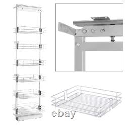 Pull Out Kicthen Larder Pantry Cupboard For 300mm 400mm Unit 6 Basket Soft Close