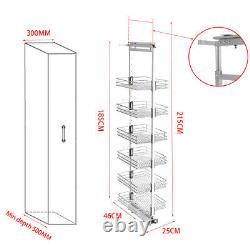Pull Out Kicthen Larder Pantry Cupboard For 300mm 400mm Unit 6 Basket Soft Close